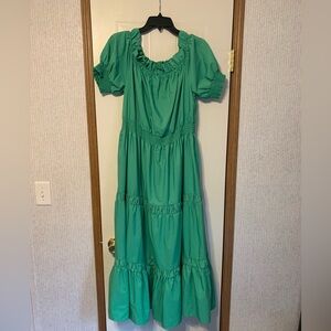 HerDestiny ShortSleeve GreenDress Size1X